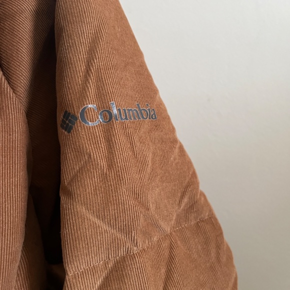 Columbia Corduroy Puffer Jacket/Coat w Faux Shearling Collar - Picture 5 of 5